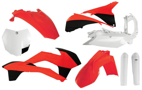 Full Plastic Kit (Flo. Orange/White)