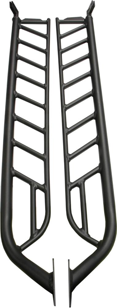 Pro Tube Run Boards Flat Black Axys 155-163