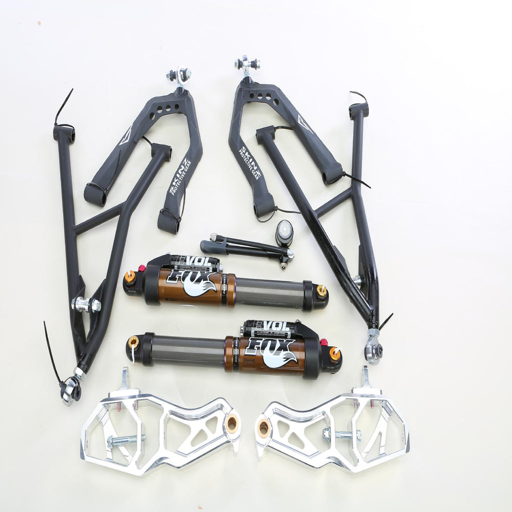 A-arms W-shocks Pol Axys 38" F Lt Blk-polished