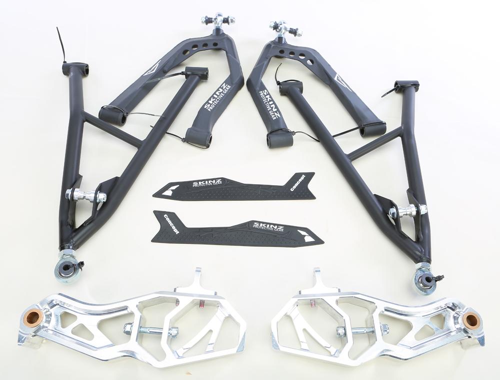 A-arms W-o Shocks Pol Flat Black Axys Rmk 38" S-m