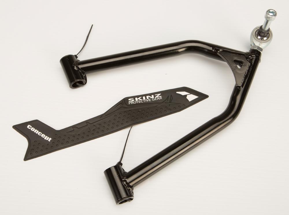 Stock Rep A-arm Upper Lt Pol Axys 40" Blk S-m
