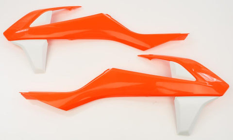 Radiator Scoop Orange/White