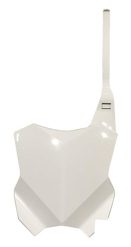 Front Number Plate White