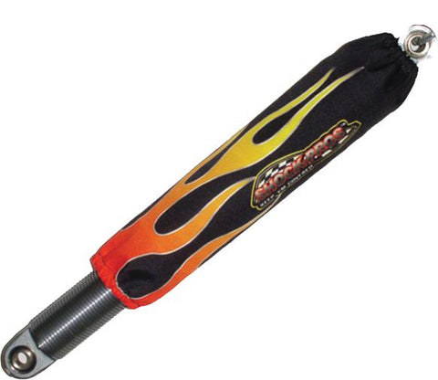 Shock Covers Black W-orange Flames