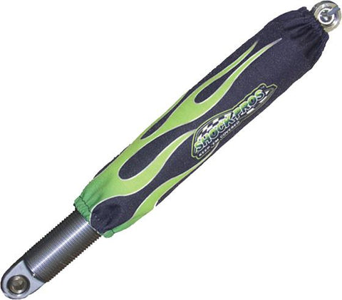 Shock Covers Black W-green Flames