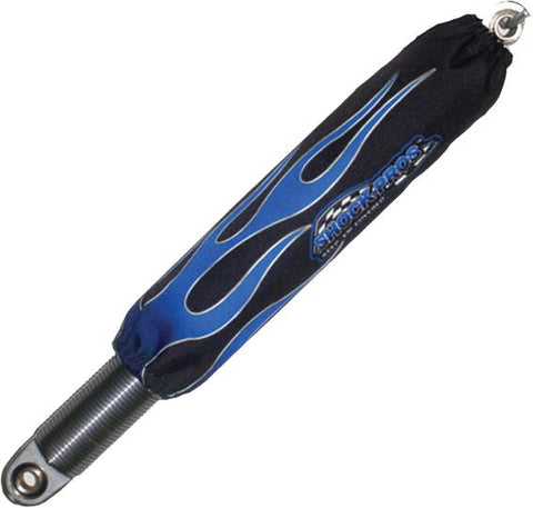Shock Covers Black W-blue Flames