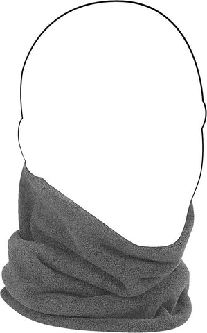 Neck Gaiter Microfleece Charcoal Grey-hi-vis Lime