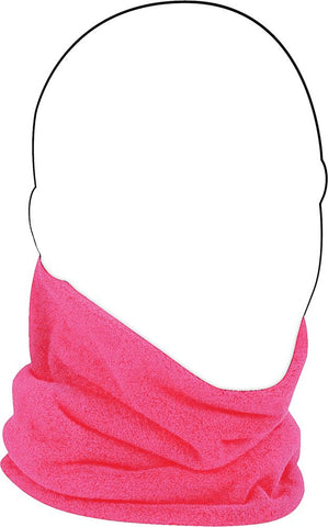 Neck Gaiter Microfleece Hot Pink Reverse-hi-vis Lime