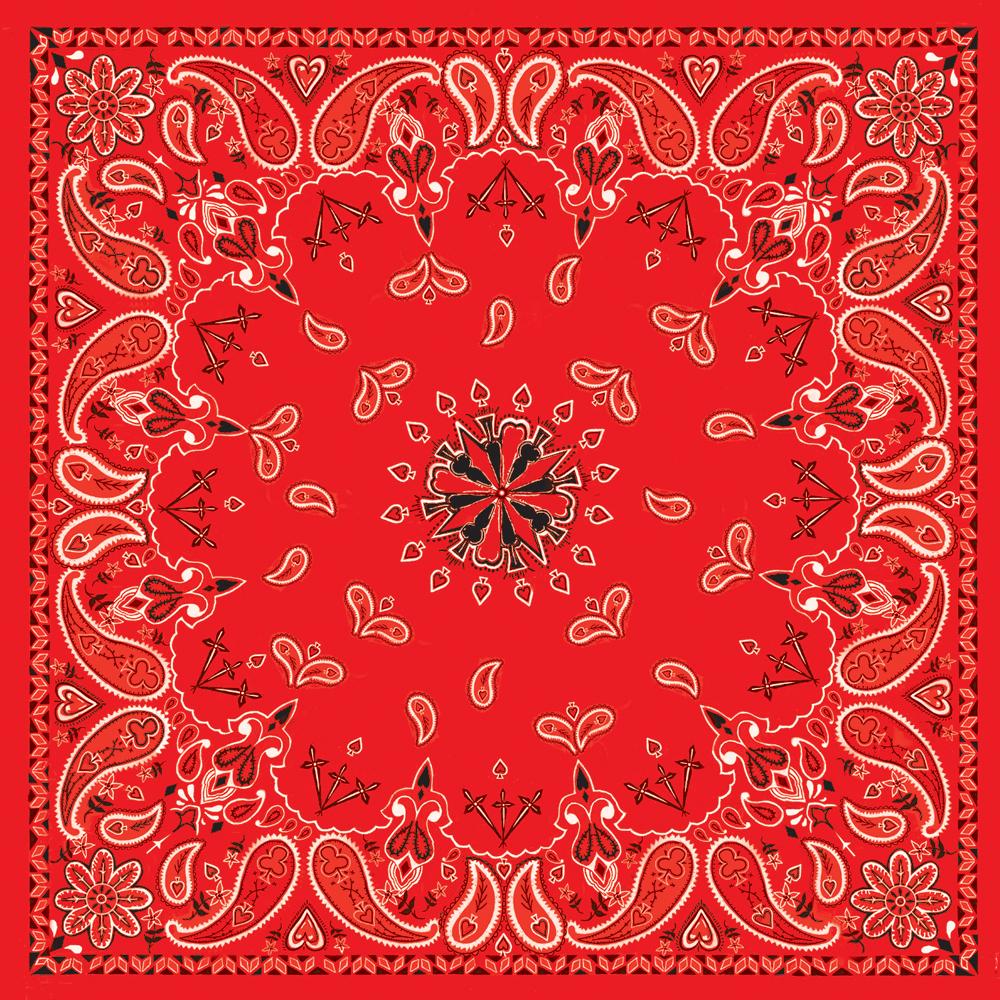 Bandanna Red Paisley