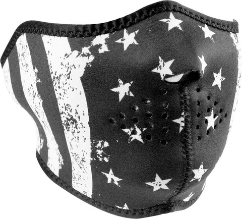 Neoprene Half Mask Black-white