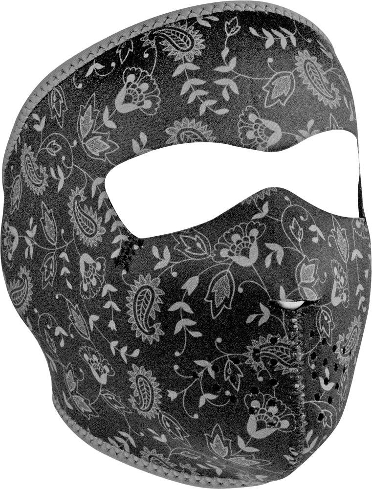 Neoprene Full Mask Dark Paisley