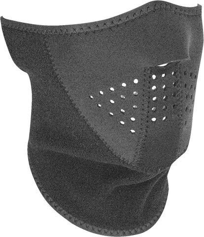 Neoprene 3-panel Half Mask Black