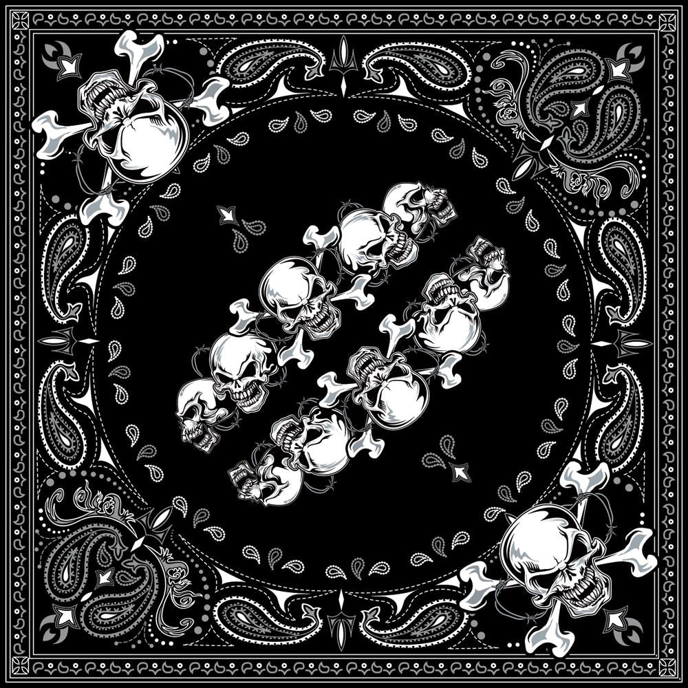 Bandanna Skull Row