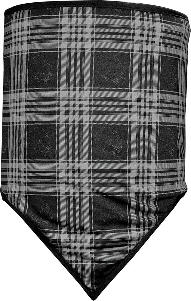 Combo Gaiter Cozy Fleece Skull Plaid