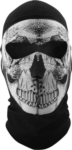 Balaclava Coolmax Extreme Full Mask B&w Skull
