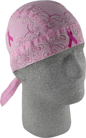 Flydanna Pink Ribbon Paisley