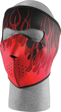 Full Face Mask (red Flames)