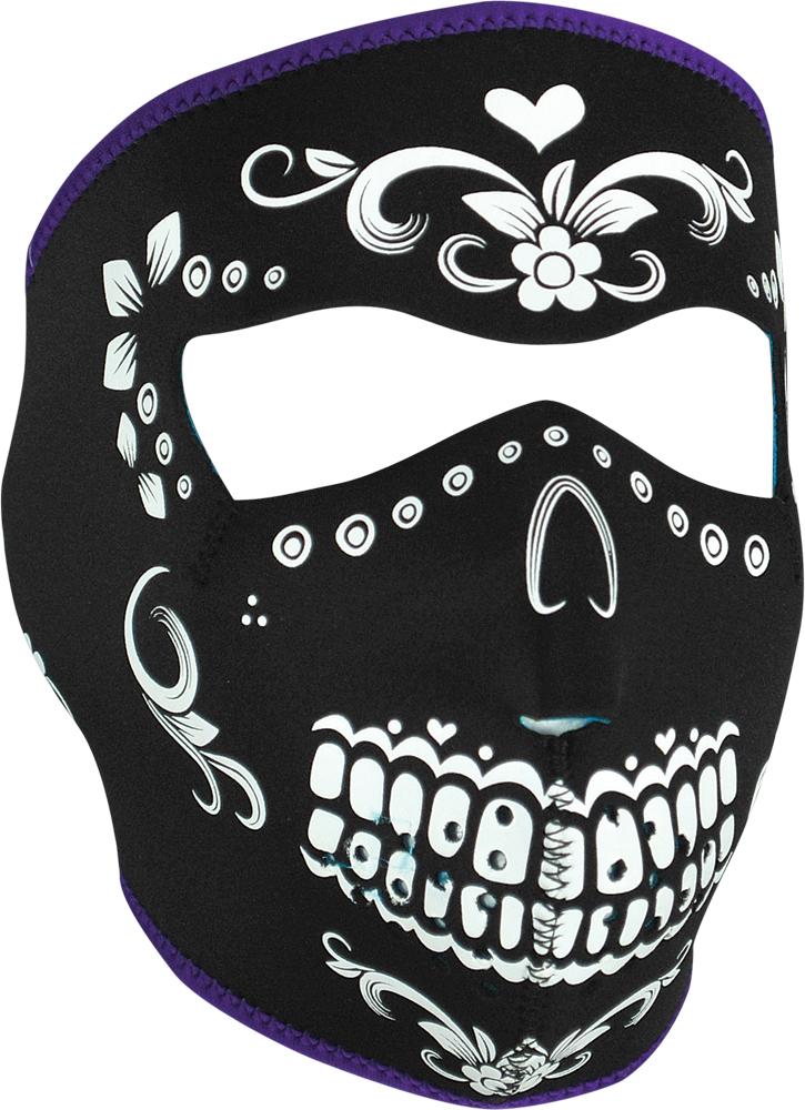 Full Face Mask (black-white Muerte)