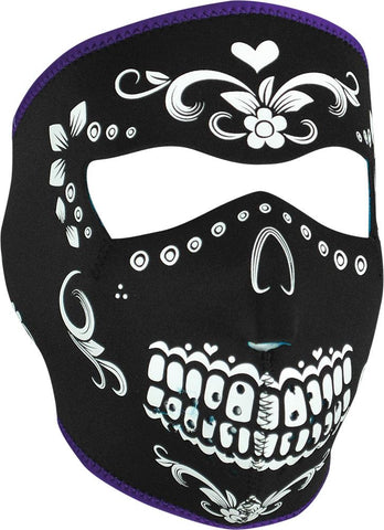 Full Face Mask (black-white Muerte)