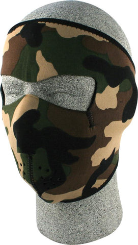 Full Face Mask (woodland Camo)