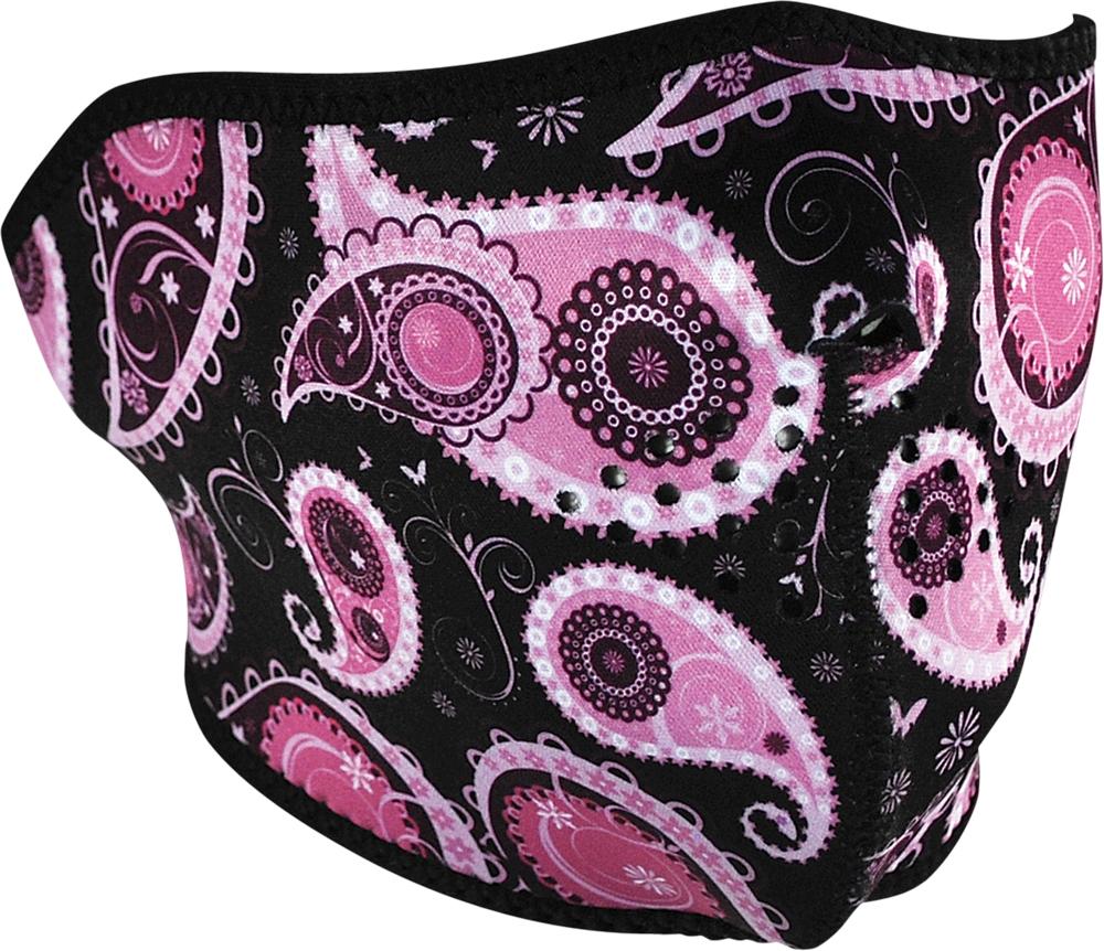 Half Face Mask (purple Paisley)