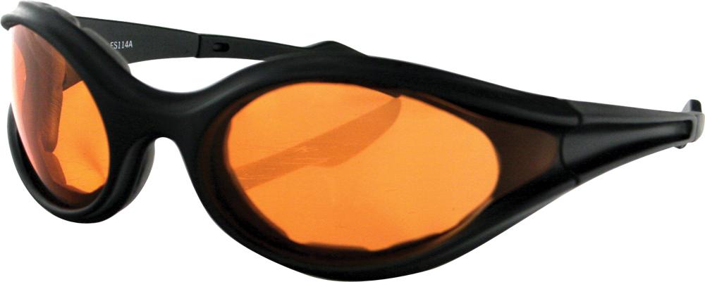 Sunglasses Foamerz Black W/Amb Er Lens