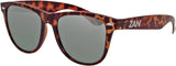 Zan Throwback Minty Sunglass Blue/Orange W/Smoke Yellow
