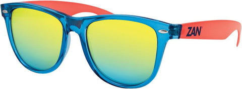 Zan Throwback Minty Sunglass Blue/Orange W/Smoke Yellow
