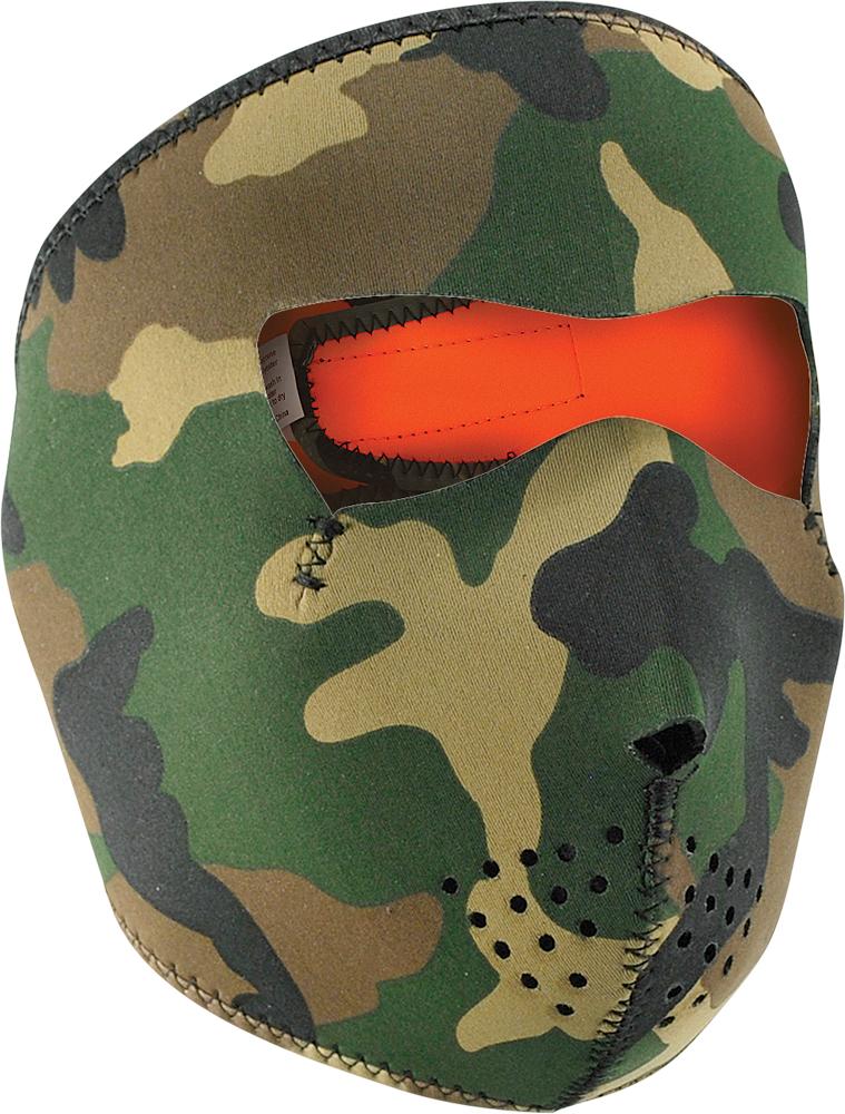 Full Face Mask (woodland Rev High-vis Orange)