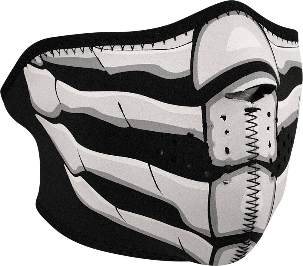 Half Face Mask Glow-in-dark (bone Breath)