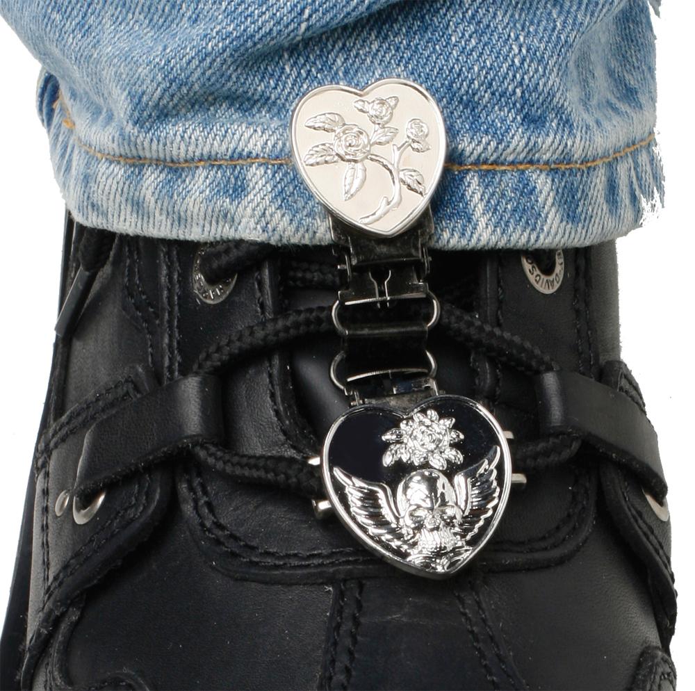 Laced Boot Type (heart-skull Chrome)