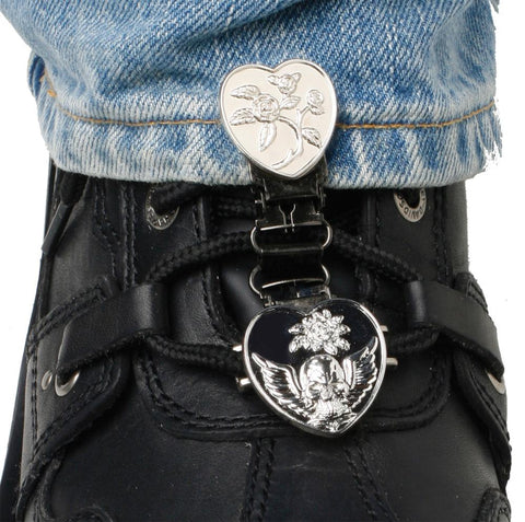 Laced Boot Type (heart-skull Chrome)