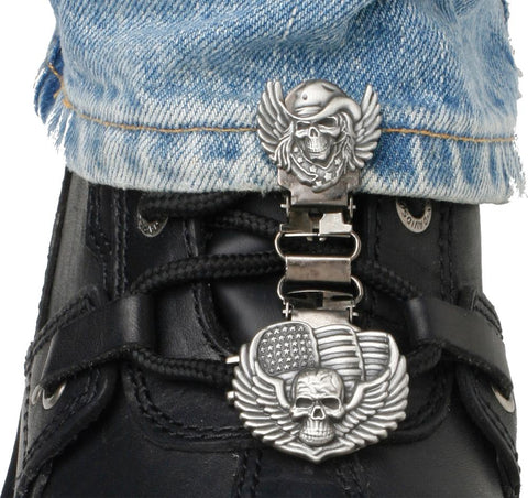 Laced Boot Type (skull-wings)