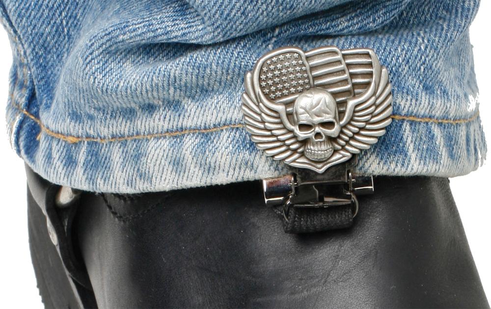 Stirrup-strap Boot Type (skull-wings)