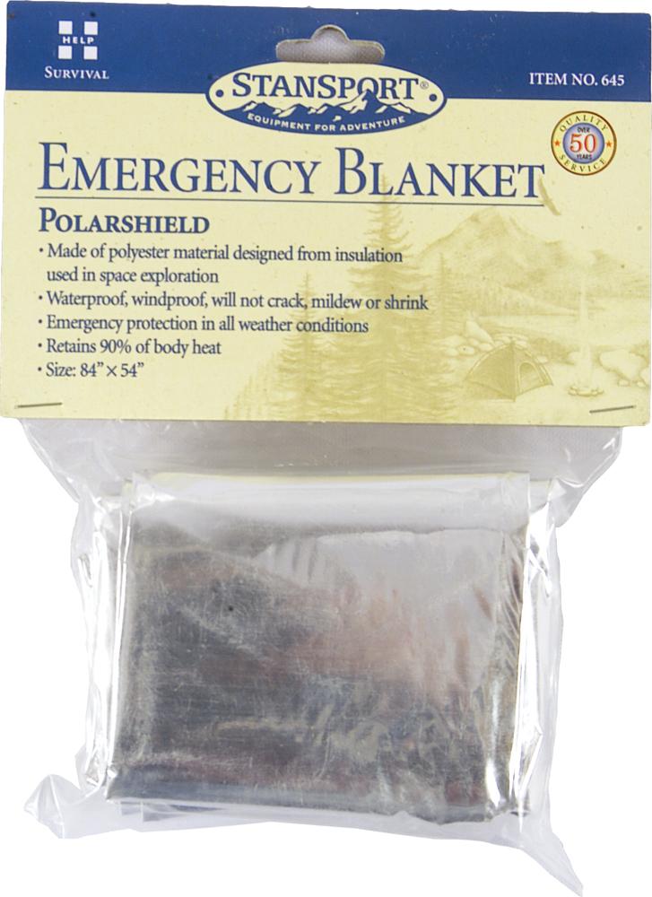 Polarshield Emergency Blanket Standard Shirt Pocket Size 2oz