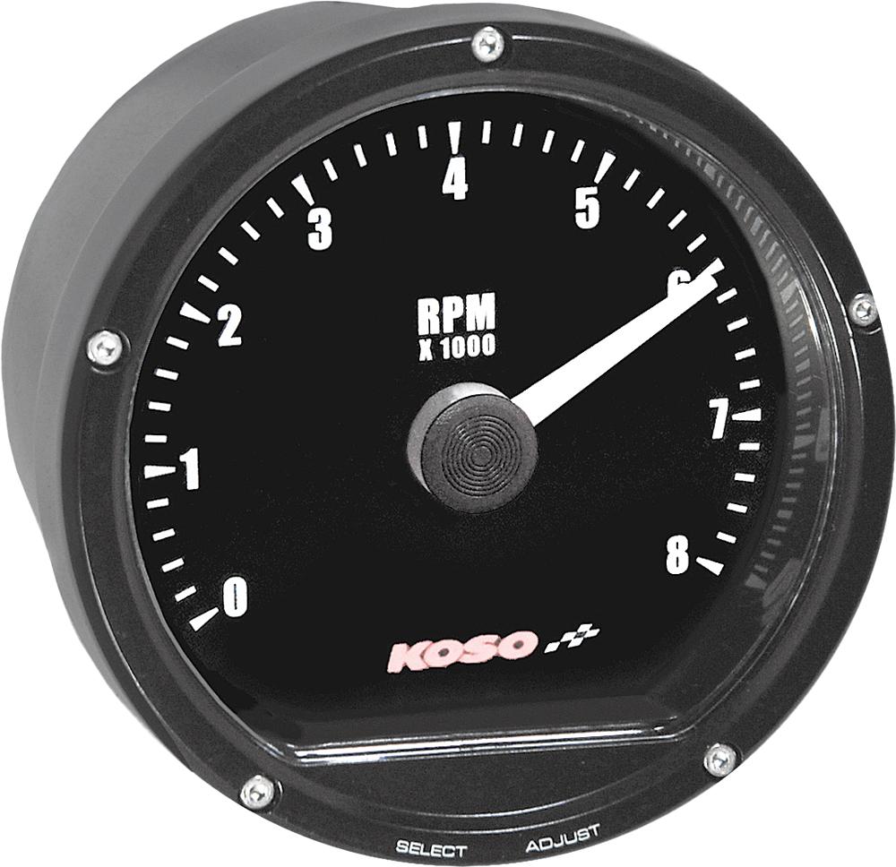 Tnt Tachometer 8000 Rpm Black Casing