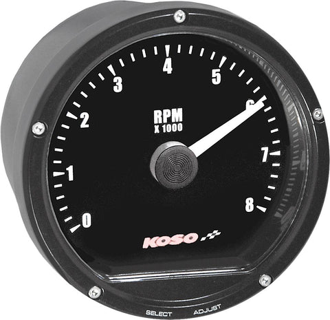 Tnt Tachometer 8000 Rpm Black Casing