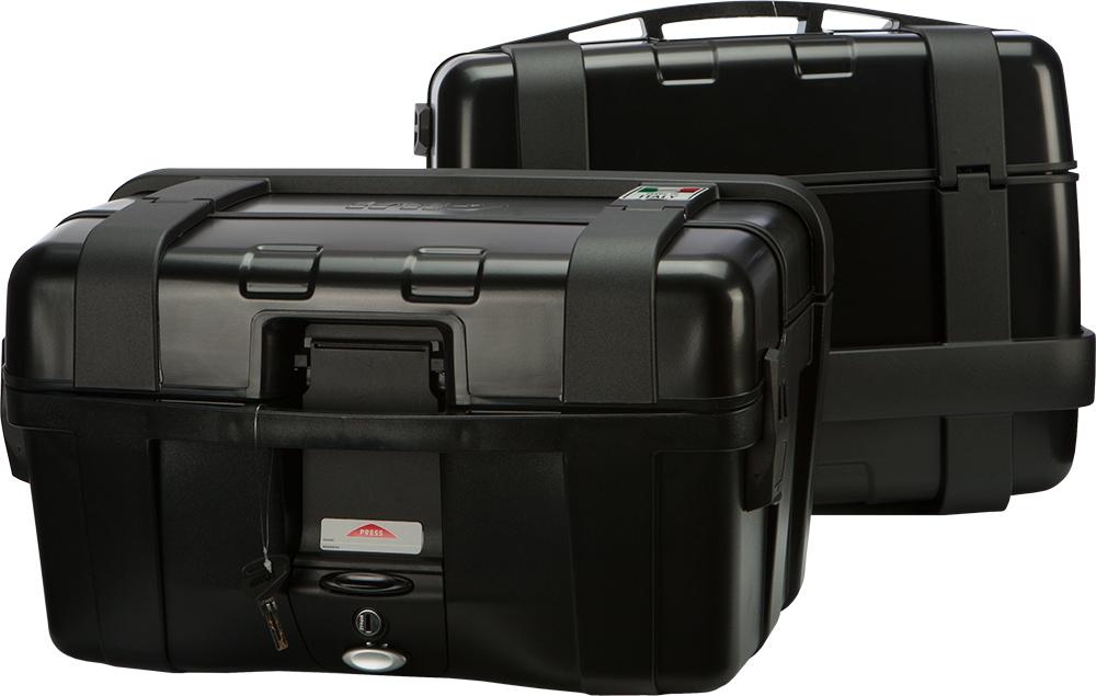 2-pk Givi Trk46b Black Trekker 46 Liter Side Cases