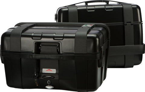 2-pk Givi Trk46b Black Trekker 46 Liter Side Cases