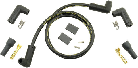 2 Plug Wire Set Black 8.8mm