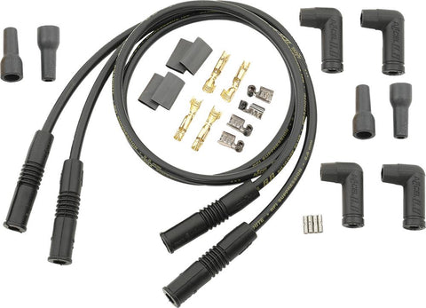 4 Plug Wire Set Black 8.8mm