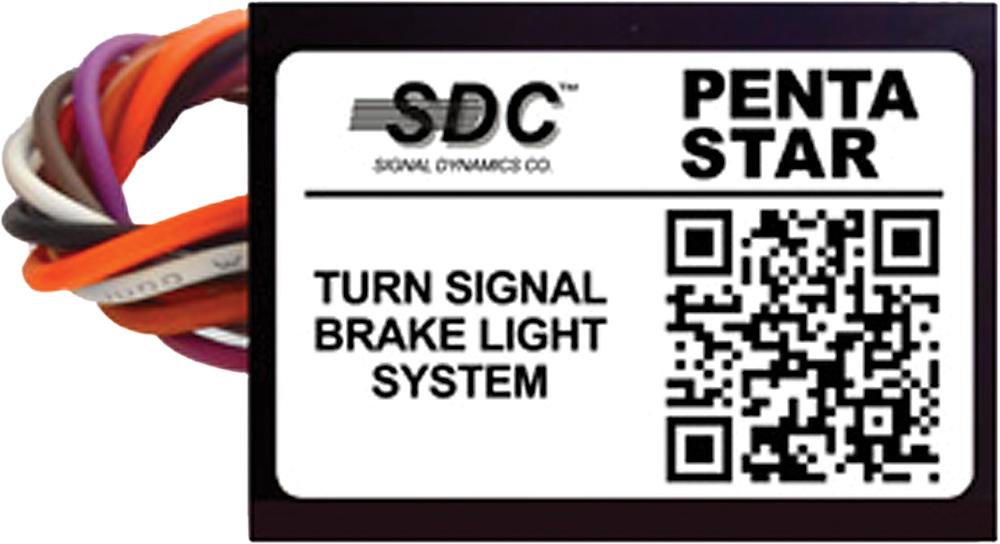 Penta-star Turn Signal Brake Light System 2-1-4x1-5-8x5-8"