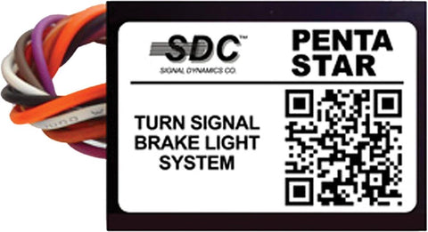 Penta-star Turn Signal Brake Light System 2-1-4x1-5-8x5-8"