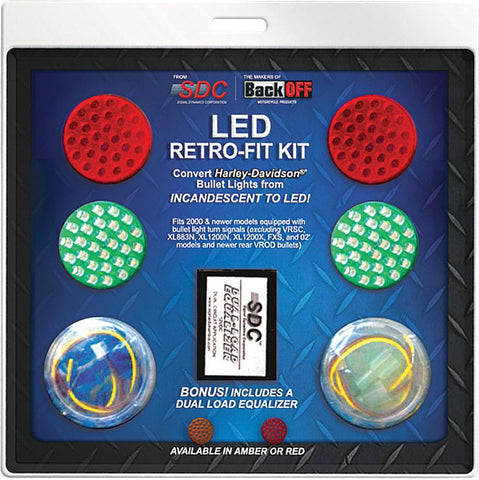 Pr- H-d Retro-fit Kit Red Rear Only