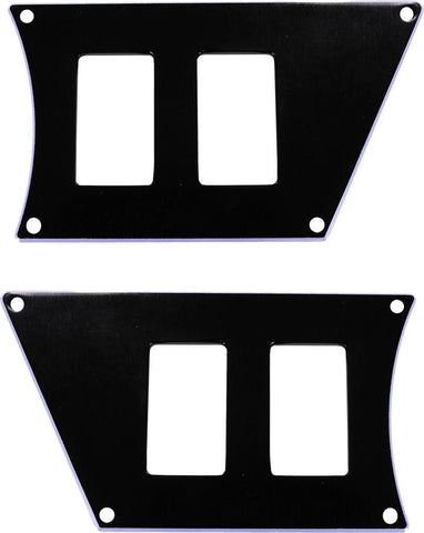 Dash 4-switch Plate (black)