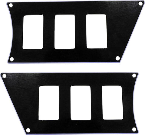 Dash 6-switch Plate (black)