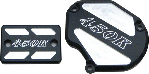 Throttle & Brake Cover Set (bl Ack Logo)