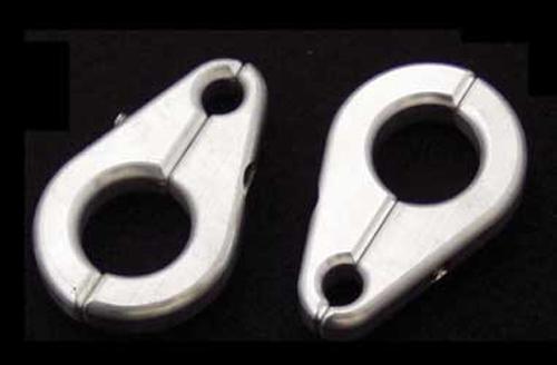Brake Line Clamp 1"arm X 5-16" Line (silver)