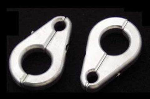 Brake Line Clamp 1"arm X 5-16" Line (silver)