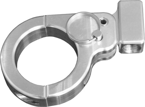 Folding Flag Mount Polished 1.75"